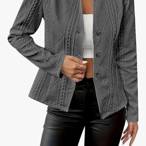 Women's Charcoal Blazer
